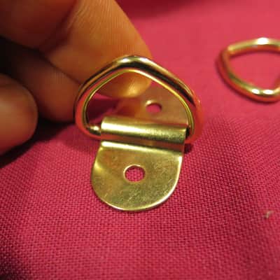 TKL "D" Rings and handle mounting plates for guitar bass case - or trumpet sax flute violin case image 3