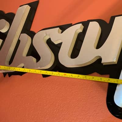 Vintage Gibson Dealer “ PURE” Sign 3 Feet! image 7