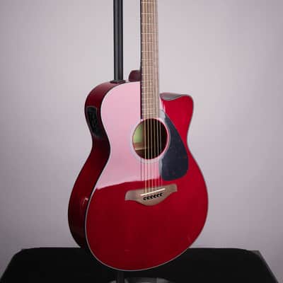 Yamaha FSX800C Acoustic-Electric Guitar - Ruby Red image 3