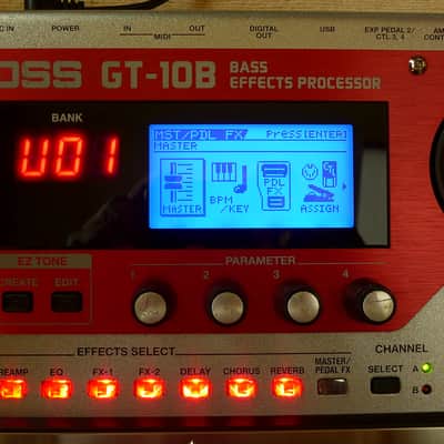 Boss GT-10B Bass Effects Processor 2010s - Silver image 3