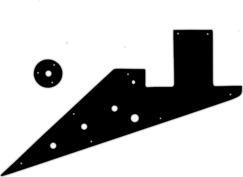 WD Custom Pickguard For Gibson 1958-1959 And 1962-1963 Flying V Korina #03 Black/White/Black image 1