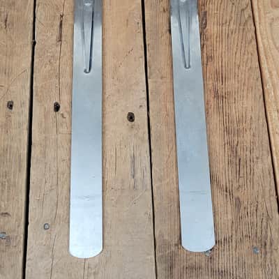 Fender Twin Amp Legs 1970's 19"L x 1.5"W Chrome - Chrome Bassman Supersonic image 3