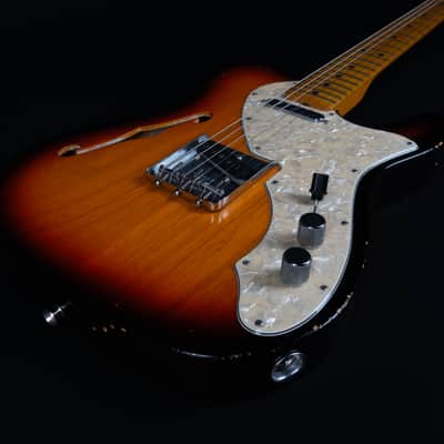 Fender Greg Fessler Masterbuilt 1969 Telecaster Thinline 2010 - Sunburst image 14