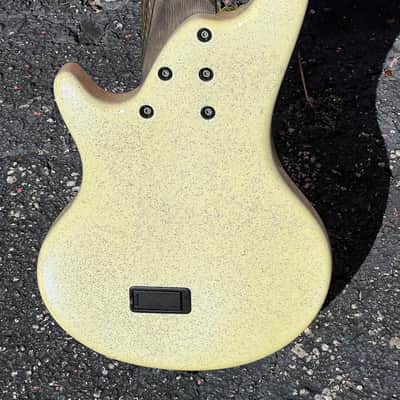 Curbow Retro Petite 5-String Fretless 1995 Greg's original USA made Pearl White Sparkle Petite 5 ! image 4