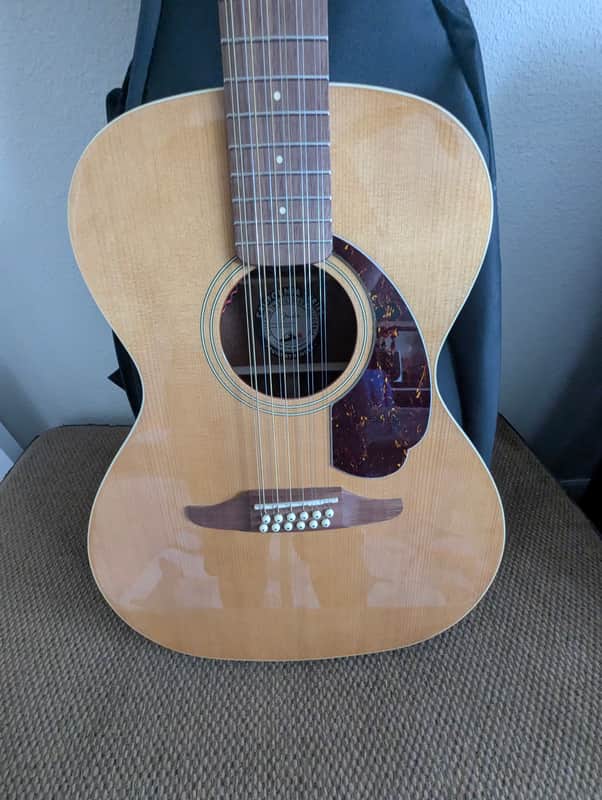 Fender Villager 12-String Acoustic Guitar 2024 - Aged Natural image 1