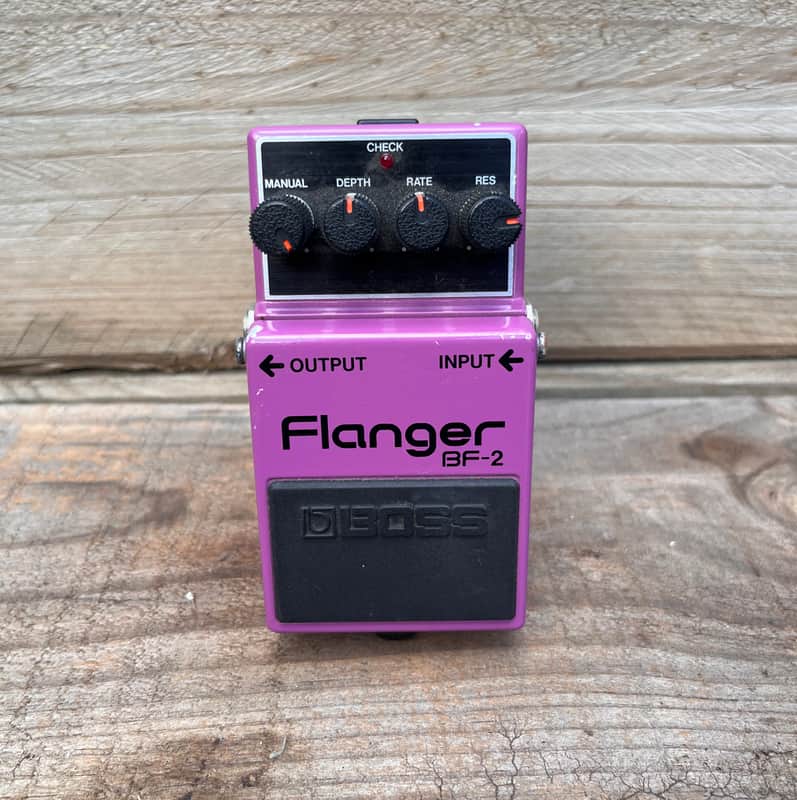 Boss BF-2 Flanger 1984-1990 (Green Label) Made In Japan | Reverb