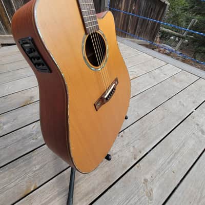 Teton STS205CENT Dreadnought with Electronics 2010s - Natural image 6