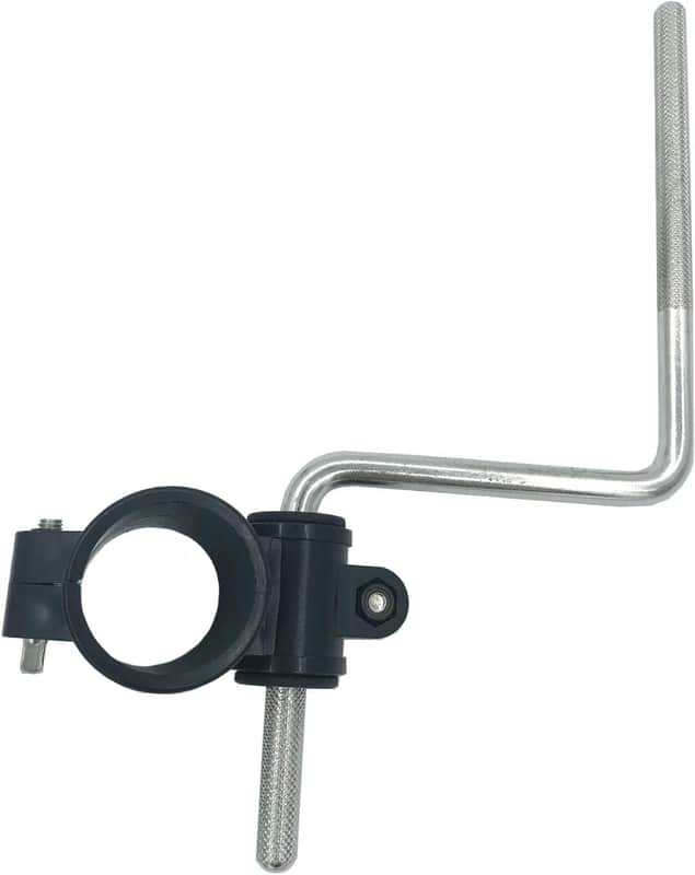 Electronic Drum Rack Mounting Clamp with Z Shaped Rod, 1.45inch Drum Rack T Clamp Tom Drum Pad Mount Holder for Electronic Drum Kit image 1