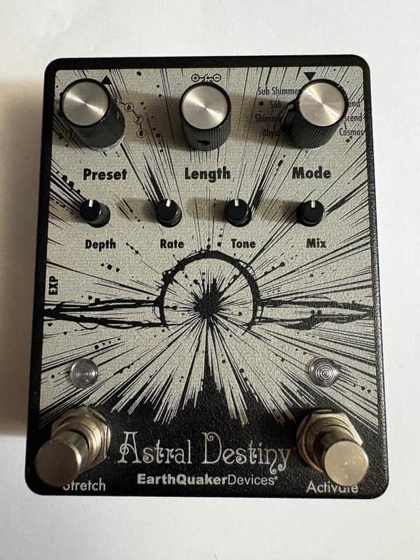 EarthQuaker Devices Astral Destiny Octal Octave Reverberation Odyssey 2021 - Black image 1