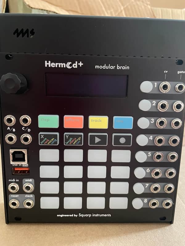 Squarp Instruments Hermod+ and 4MS 26HP Pod - Black image 1