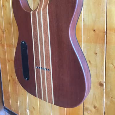 Wolf TC-1 Telecaster(Neck-Through) - Walnut (Moon Dot Inlay) w/gig bag image 10