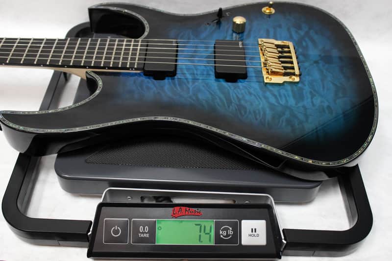 Ibanez RGIX20FEQM-SBS Iron Label Electric Guitar 2014 | Reverb