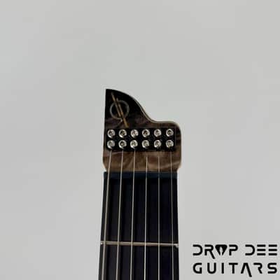 Infinia Neptune Headless Electric Guitar w/ Bag - Obsidian Black image 11