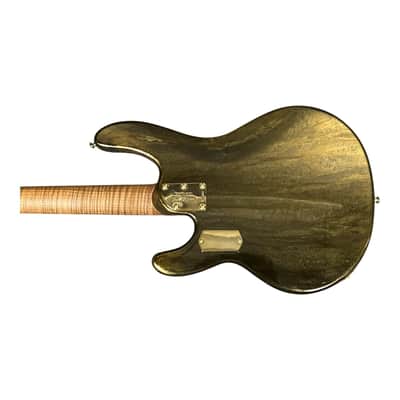 Ernie Ball Music Man StingRay 50th Anniversary LTD 4 H Special, Molten Gold / Ebony Only 300 Made" image 2