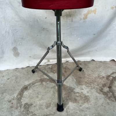 Ludwig No. 1025 Porto-Seat Drum Throne 1960's - Red - RARE image 4