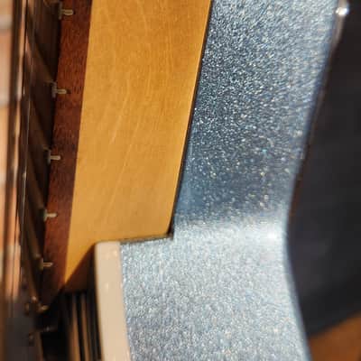 Tagima Brazil Jet Blues Deluxe Lake Placid Blue w/ OHSC image 12