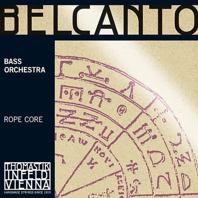 Thomastik-Infeld BC600S Belcanto Chrome Wound Rope Core 3/4 Double Bass Solo String Set - Medium