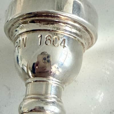 Yamaha TR-16C4 Bb Trumpet Mouthpiece - Silver Plated image 5