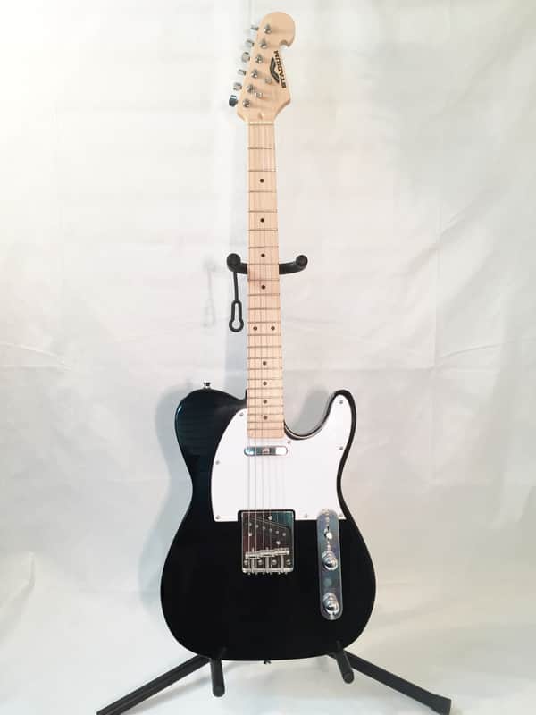 Stadium-Tele Style Electric Guitar-NY-9401-Black Finish-New-w/Shop Setup! image 1