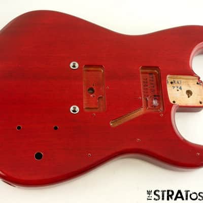 Fender Squier Paranormal Strat-O-Sonic BODY Crimson Red Transparent image 1
