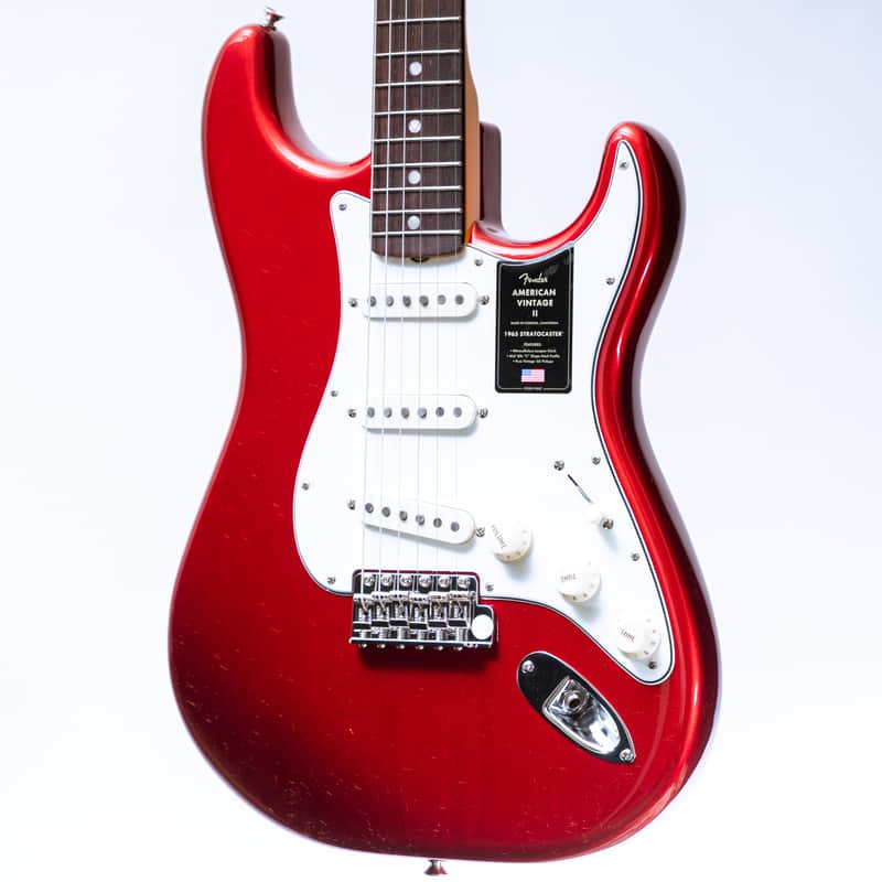 Fender American Vintage II '65 Stratocaster in Candy Apple Red image 1
