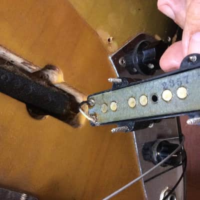 Fender Jazz Bass 1969 - 1970, sunburst, original image 9