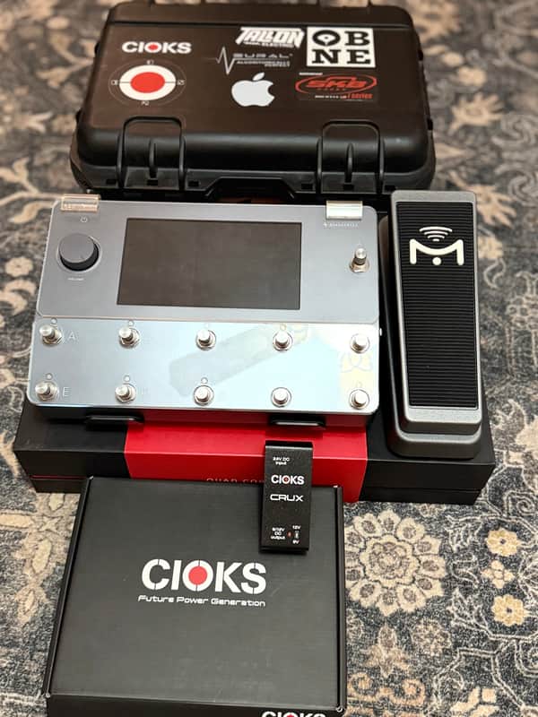 Neural DSP Quad Cortex 2021 - Present - Gray W/ Case, Protective shield, mission engineering SP1-ND, Ciosk Crux & Stand image 1