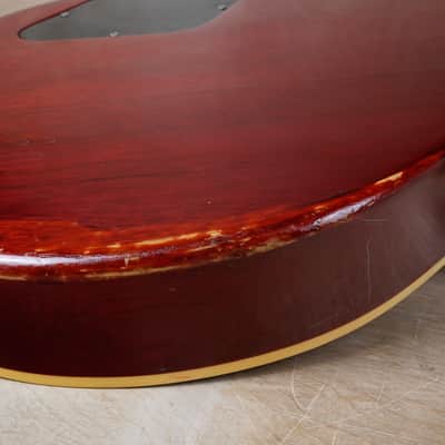 Burny Super Grade RLG-50 '59 Model MIJ 1984 Cherry Sunburst Vintage Japan w/ Gig Bag image 7