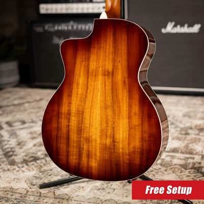Taylor 214ce-K DLX Special Edition Grand Auditorium Acoustic/Electric Guitar - Honeyburst with Hardshell Case image 2