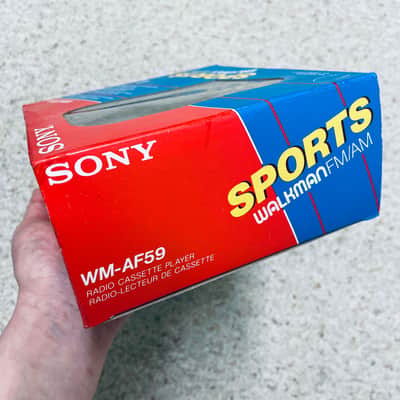 [Rare Box] Sony WM-AF59 Walkman Cassette Player, Beautiful Yellow, Working ! image 13