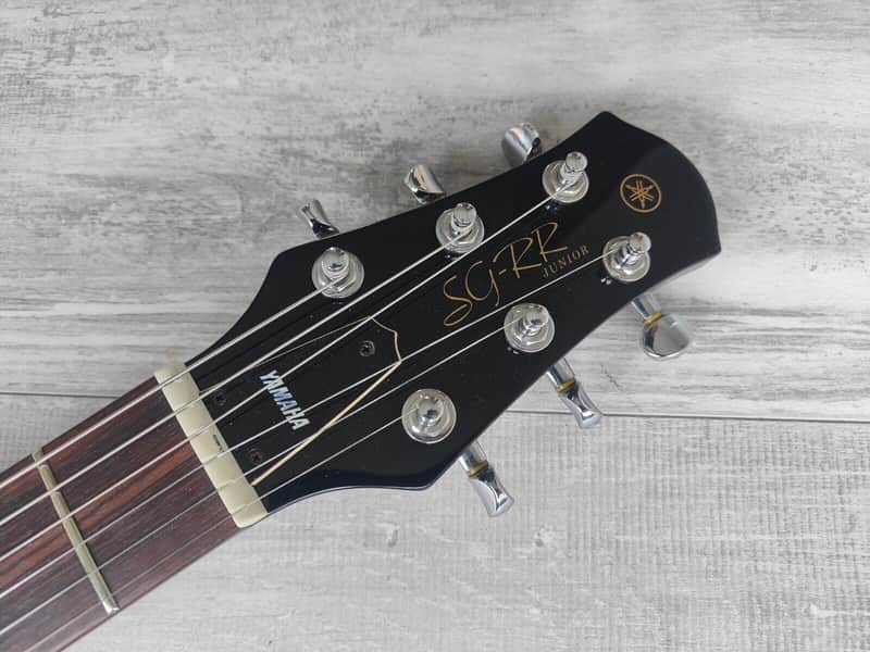 1990 Yamaha Japan SG-RR Junior Double Cutaway w/P90's (Black) | Reverb