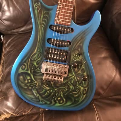 Hamer Centaura 1980s - Custom skull airbrush image 4