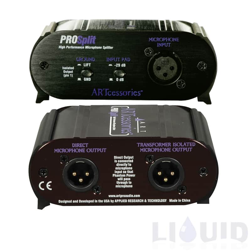 ART ProSplit Two Way Microphone Splitter image 1