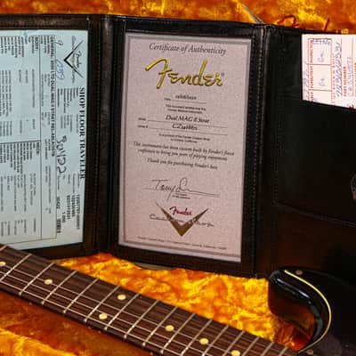 Fender CS 62/63 Dual-Mag II Strat Relic RW Limited 2020 - ABLK/3STB image 16