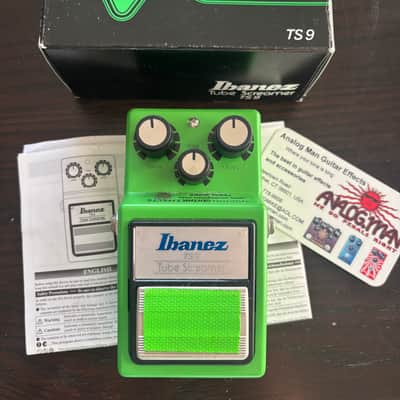 Ibanez TS9 Tube Screamer with Analogman Mod Green | Reverb