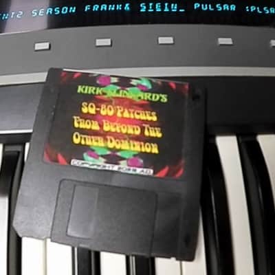 Ensoniq SQ-80 synthesizer patch set "SQ-80 Patches From Beyond the Other Dominion" from Kirk Slinkard
