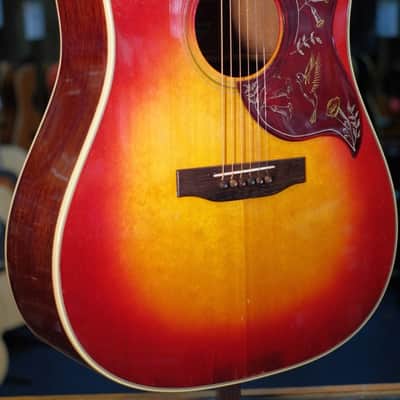 Gibson 1974 Hummingbird Custom, Cherry Sunburst (Pre-Owned) image 3