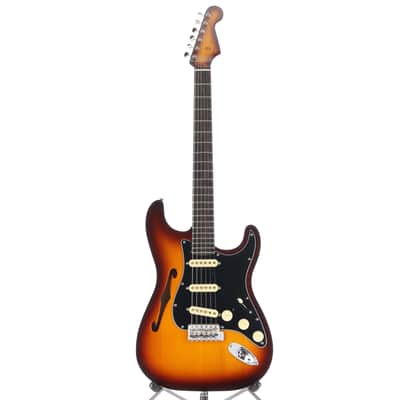 Fender Limited Edition Suona Stratocaster Thinline, Ebony Fingerboard, Violin Burst (H9)(70937) (70937) image 5