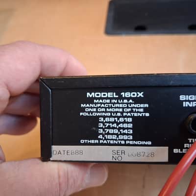 DBX 160X - Single Channel Compressor/Limiter imagen 8