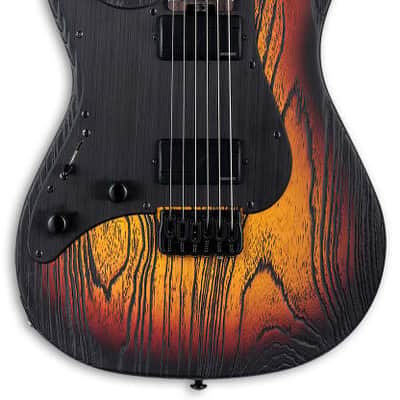 ESP LTD SN-1000HT Electric Guitar. Left Handed Fire Blast image 2
