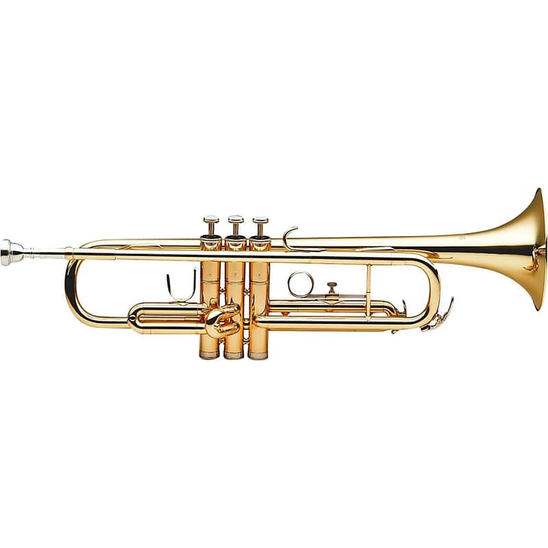 Stagg WS-TR215 Series Student Bb Trumpet Clear Lacquer Yellow Brass Bell image 1
