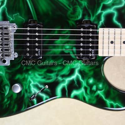 Dean USA Custom Shop 74 Green Demon NAMM Guitar image 5