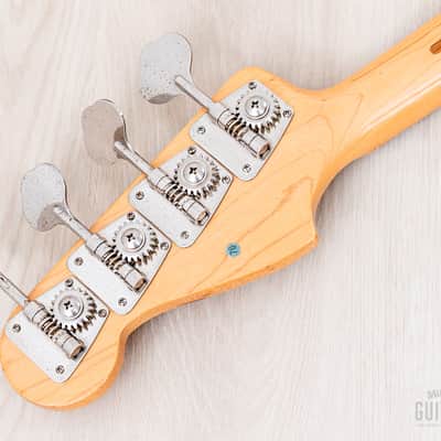 1989 Fender Precision Bass ‘70 Vintage Reissue PB70-700 Natural Ash w/ Case, Japan MIJ Fujigen image 5