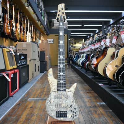 Fodera Emperor Elite 5-String Bass Buckeye Burl w/Ebony Fingerboard, Hard Case image 4
