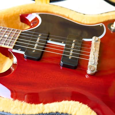 Gibson Custom Shop '63 SG Special Reissue VOS - Vintage Cherry - Dark Board - P90s image 5