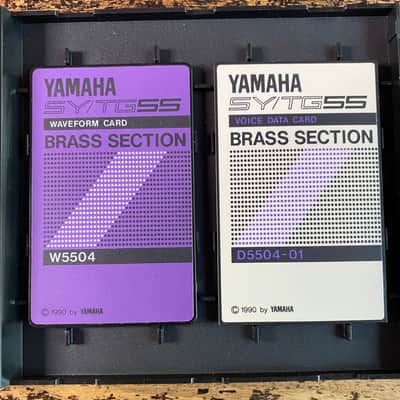 Yamaha Sound Card Set Brass Section S5504 for SY55 / TG55 ROM Card image 3