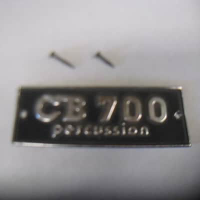 CB 700 Badge w/ original tacks. 70's/80's Black/Silver image 1