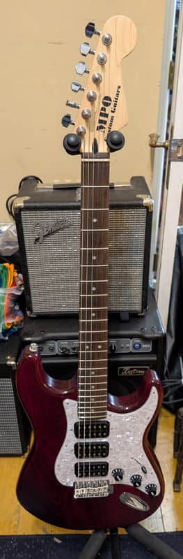 MPO Customs Strat Warmoth Swamp Ash Body Seymour Duncan Electric Guitar image 1