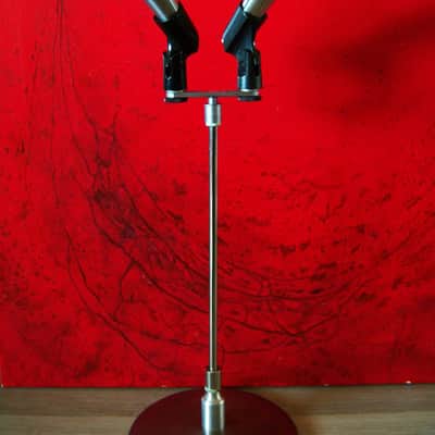 Vintage 1980's AKG twin mount microphone holder / adapter w accessories D1000E D190E Shure # 5 image 8