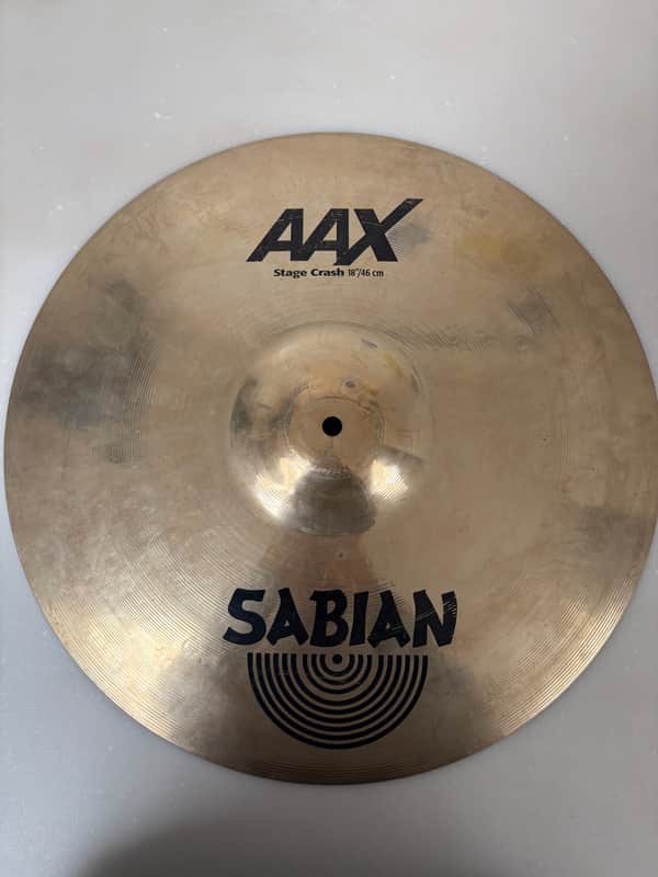Sabian 18" AAX Stage Crash Cymbal 2002 - 2018 - Brilliant image 1